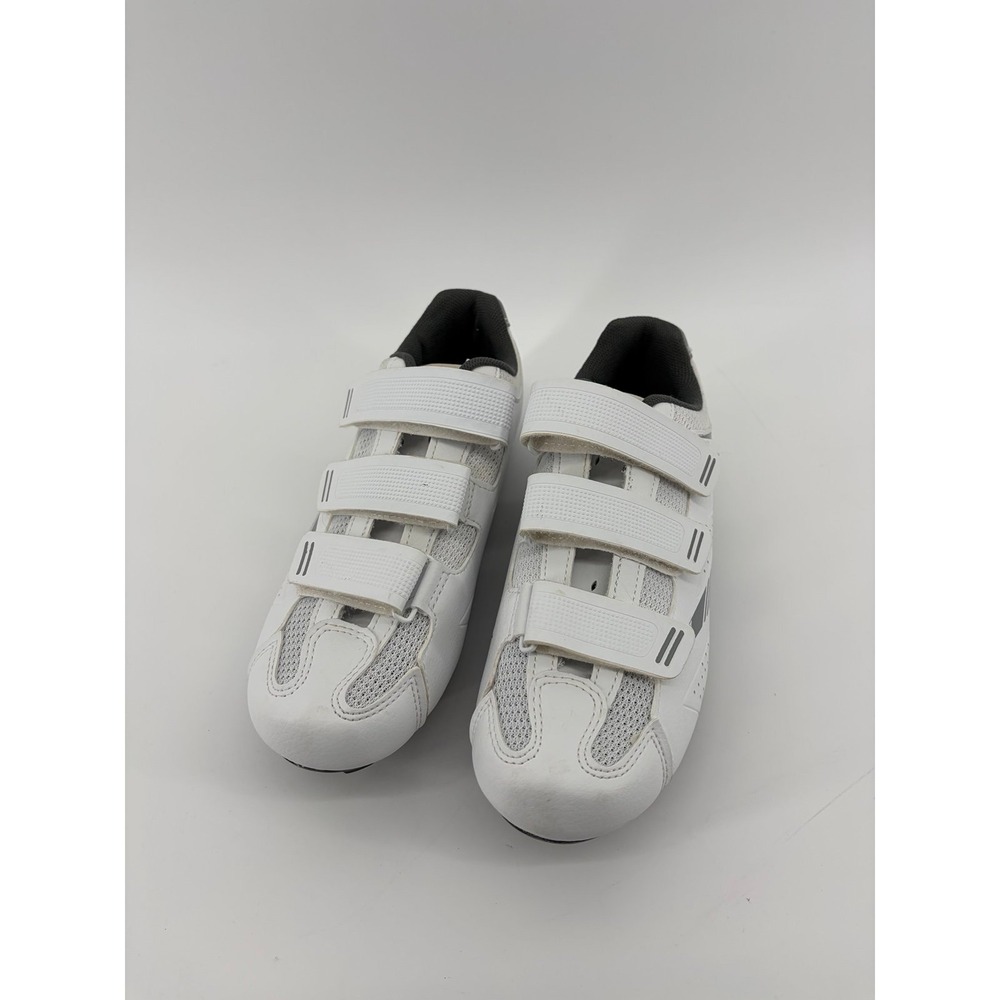 Tommaso Pista 100 Road Cycling Shoes White Silver Performance Bike, Women 6